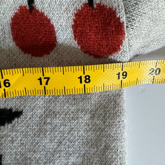 Madewell Cherry Jacquard Super Soft Pullover Sweater Size XXS - Picture 6 of 9